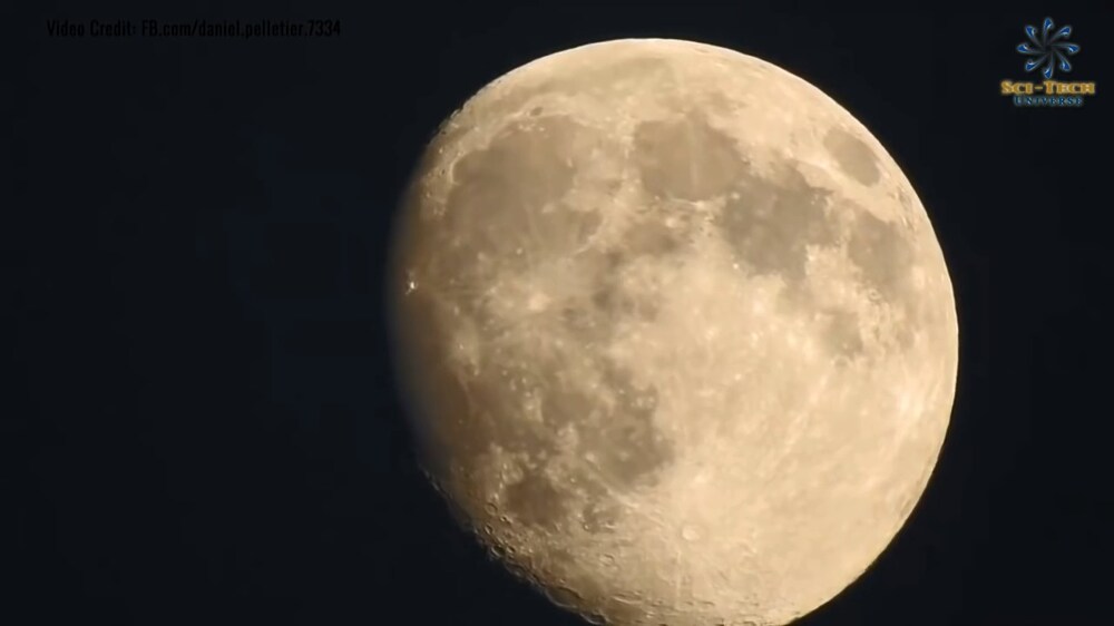 Фотограф снял Луну вблизи с помощью зума камеры 