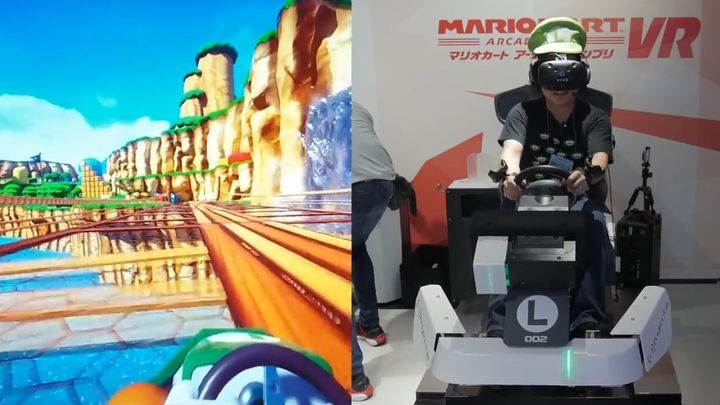Гонки Mario Kart в виртуальной реальности выглядят действительно круто!  