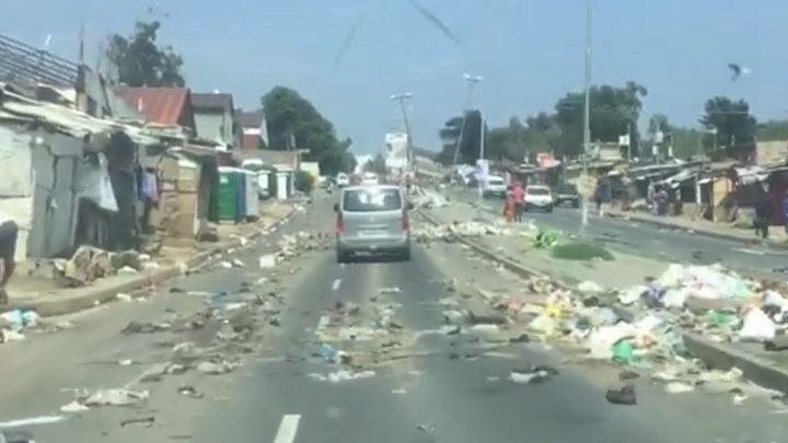 Ужасающая степень загрязнения улиц столицы ЮАР 