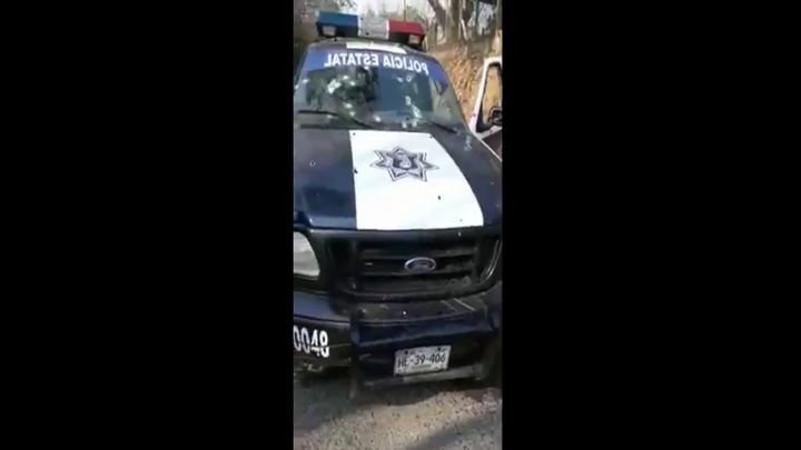 Мексиканские полицейские попали в засаду  