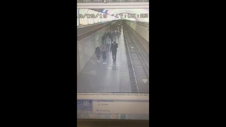 Самоубийца в московском метро 