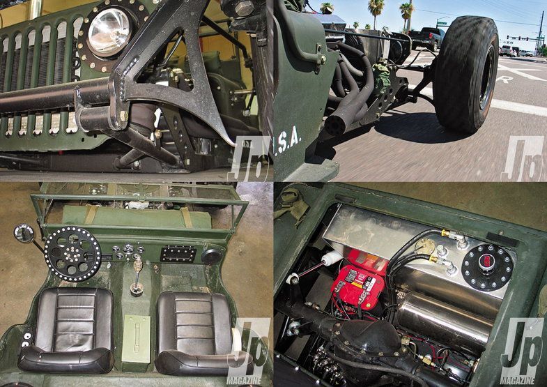 Willys Jeep Rat Rod модели 1945-го года