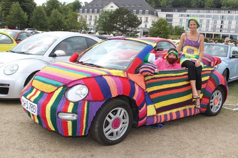 Шерстяной Volkswagen Beetle