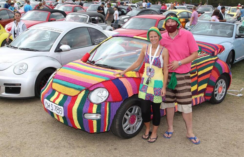 Шерстяной Volkswagen Beetle