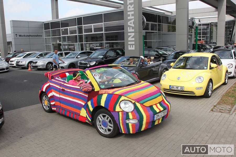 Шерстяной Volkswagen Beetle