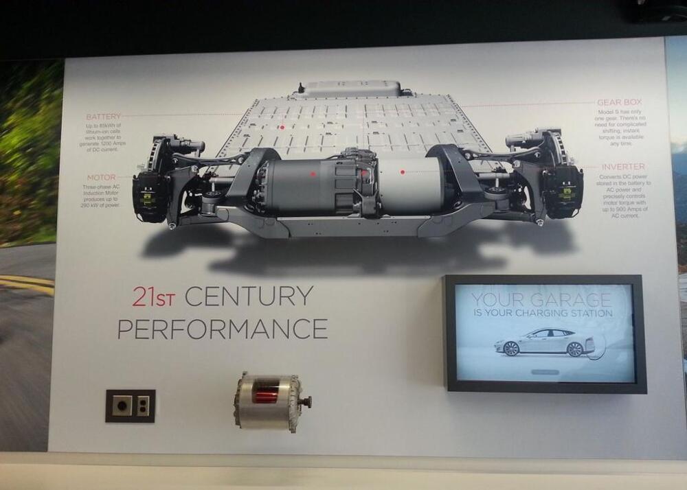 Автосалон Tesla в Калифорнии