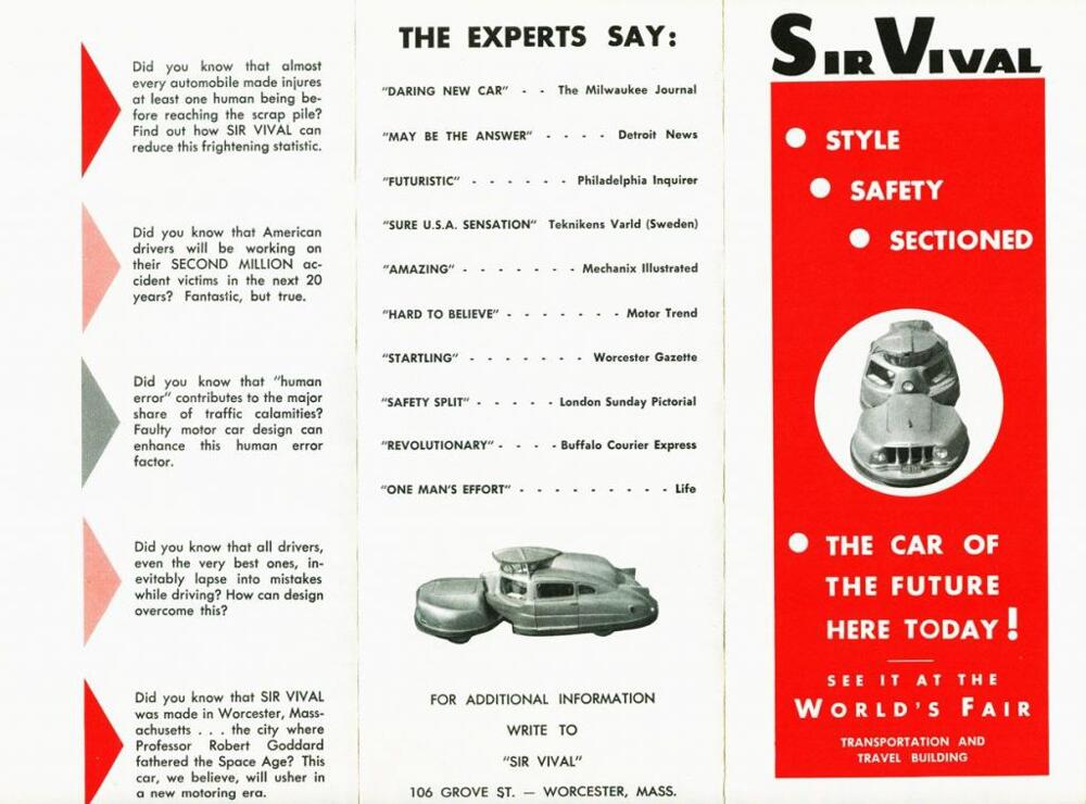 Автомобиль из двух частей - Sir Vival 1958
