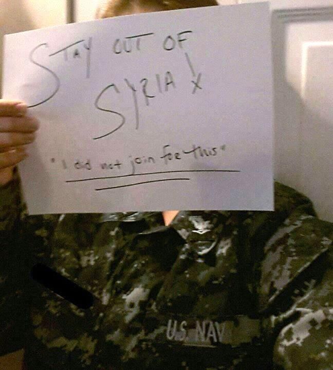 Американские военные отказываются воевать в Сирии
