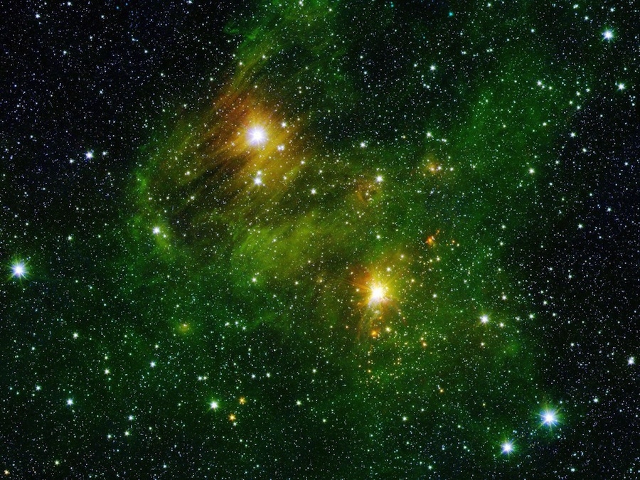 Фотографий, сделанные при помощи телескопа «Спитцер»
