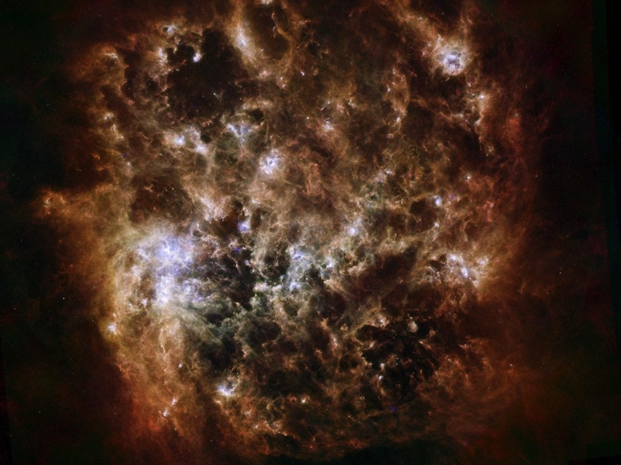 Фотографий, сделанные при помощи телескопа «Спитцер»