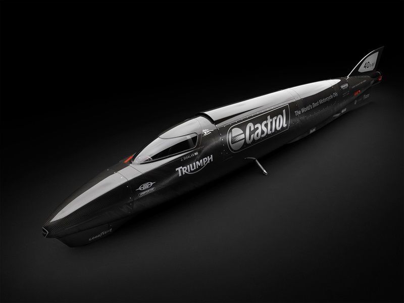 Мотоцикл-ракета - Castrol Rocket Triumph 