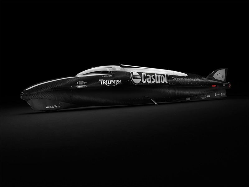 Мотоцикл-ракета - Castrol Rocket Triumph 