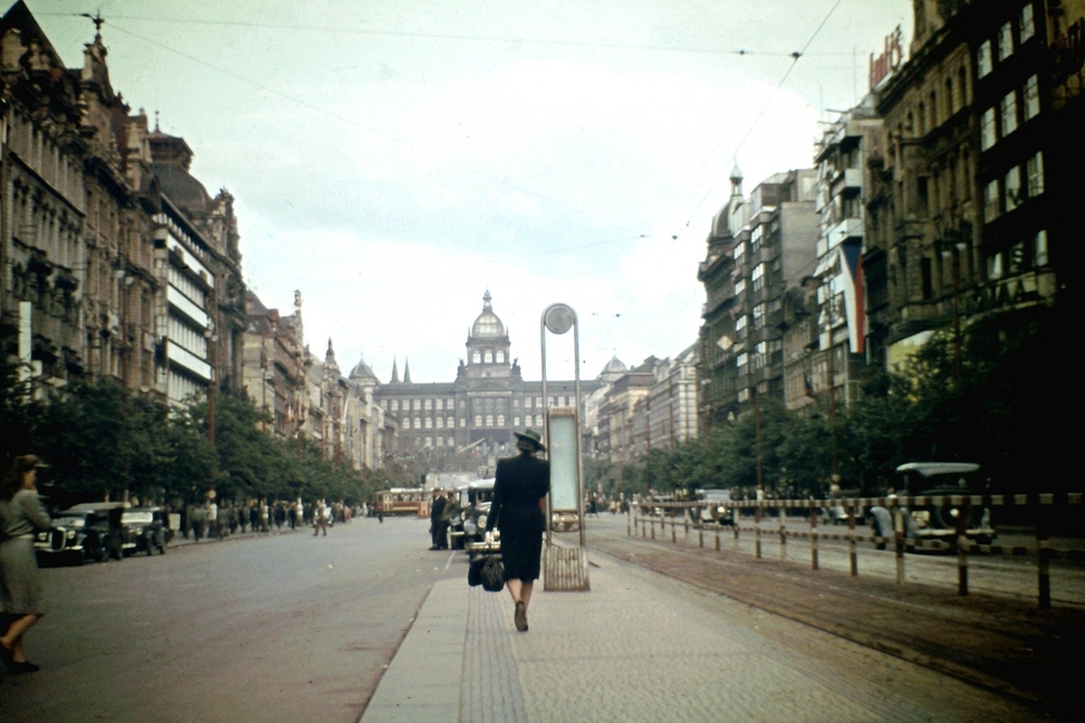 Послевоенные фотографии 1946 года в цвете