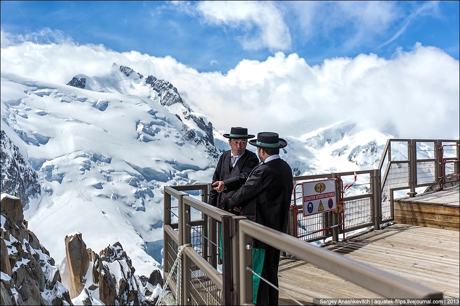 Вершина Aiguille Du Midi