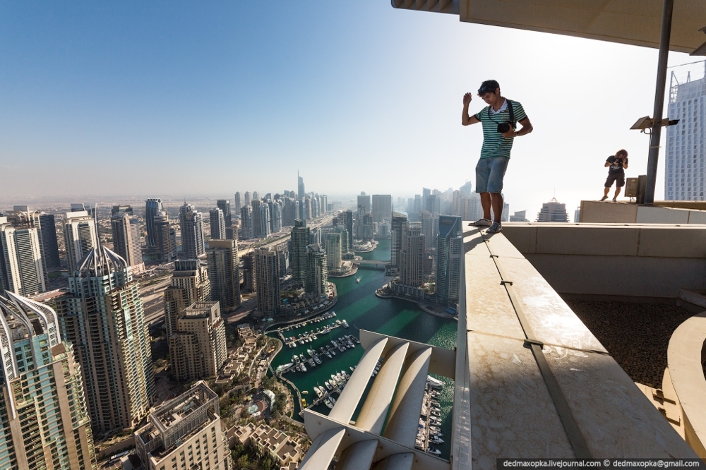 Прогулка по крышам Дубая