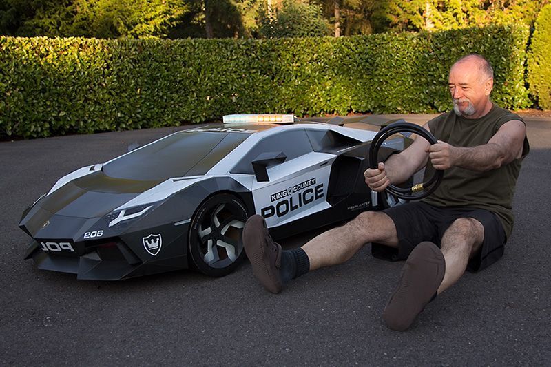 Lamborghini Aventador из бумаги