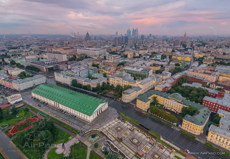 Кремль с высоты птичьего полета