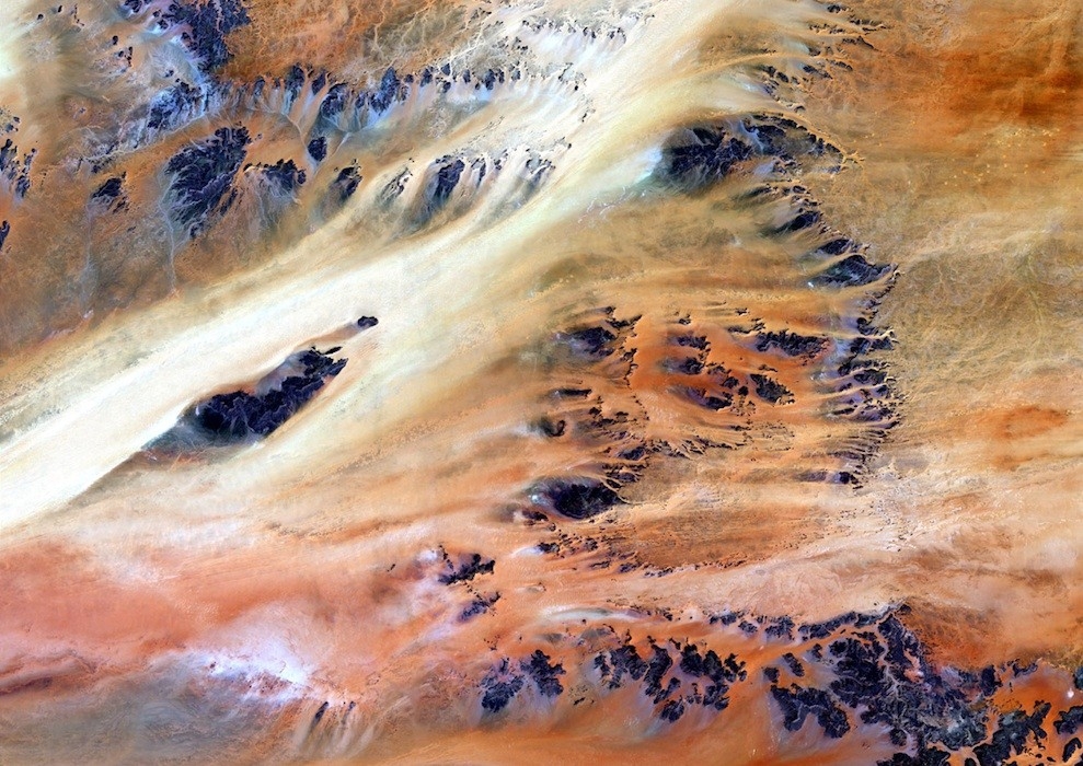 Подборка снимков со спутника Landsat 7