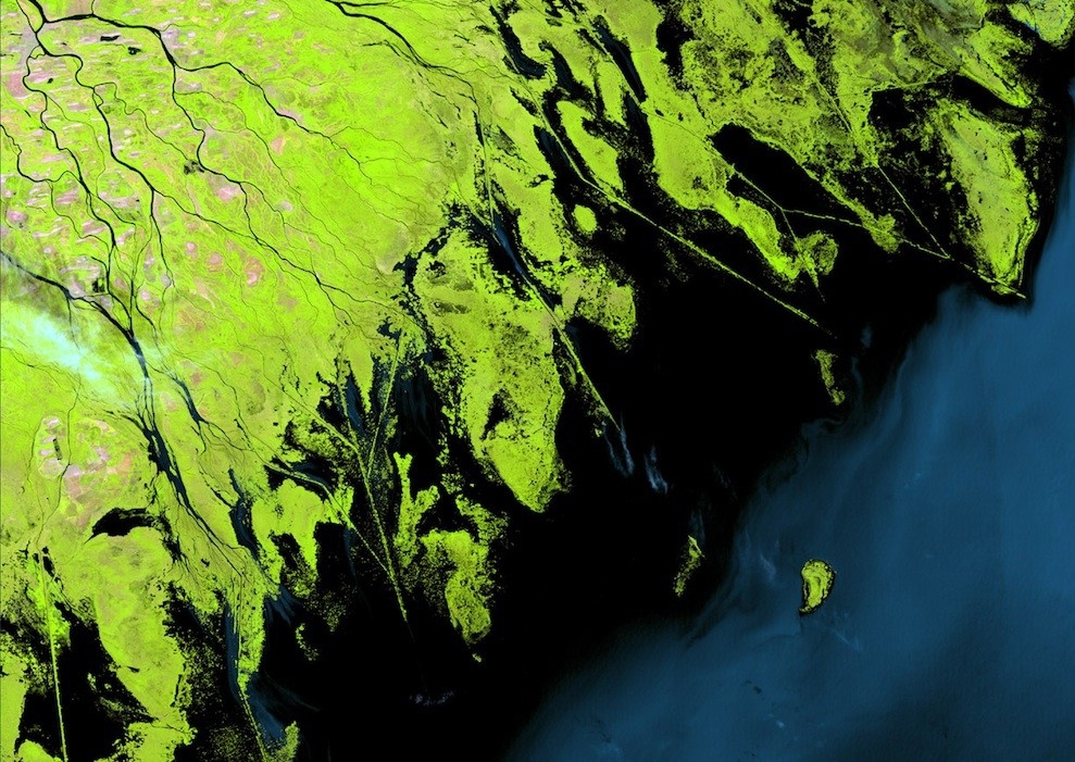 Подборка снимков со спутника Landsat 7