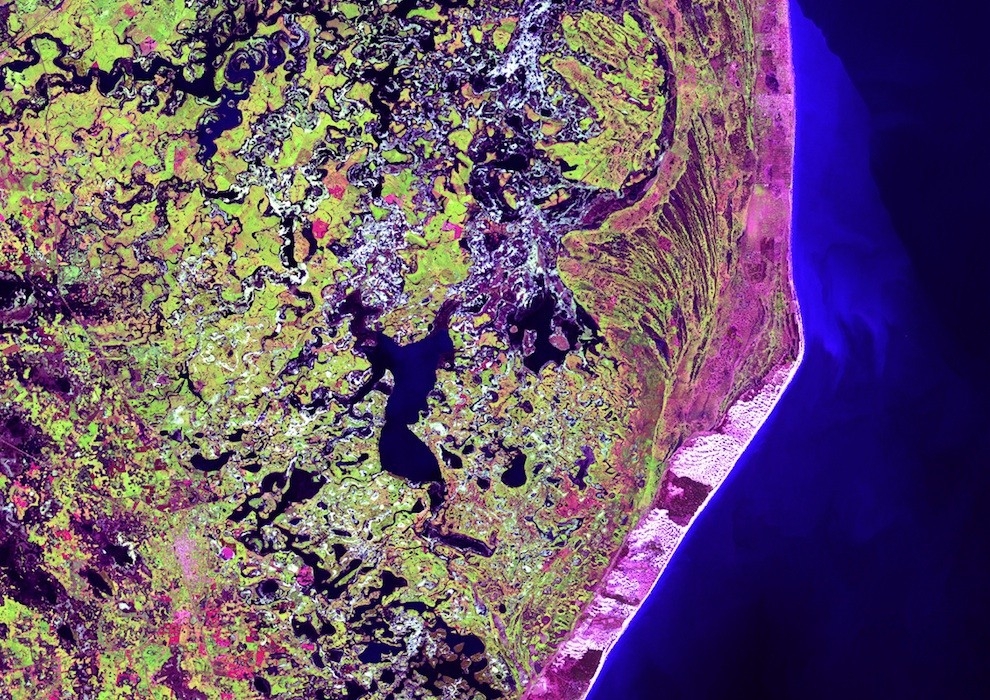 Подборка снимков со спутника Landsat 7