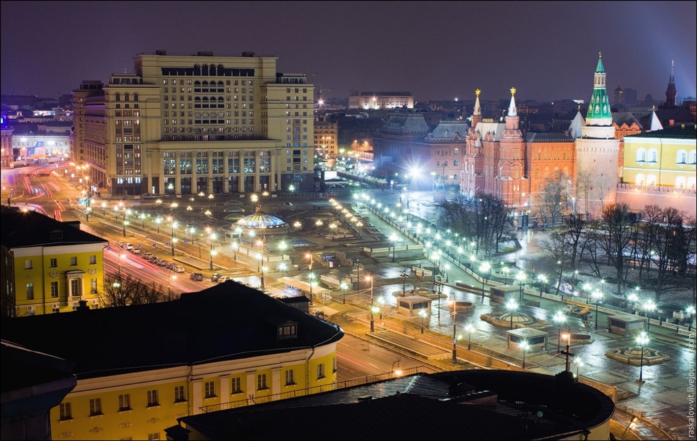 Прогулка по крышам на Красной площади