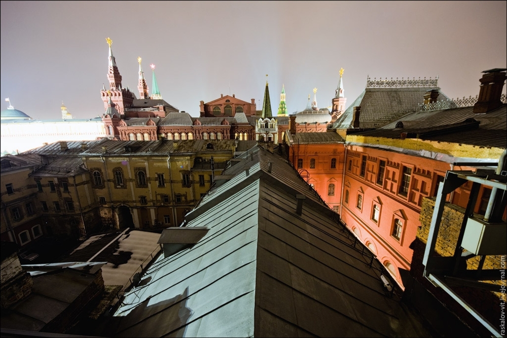 Прогулка по крышам на Красной площади