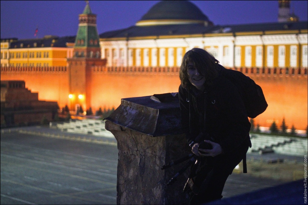 Прогулка по крышам на Красной площади