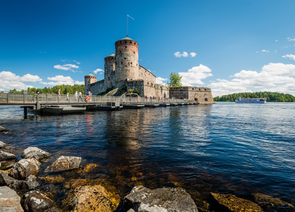 Мощная крепость в Финляндии