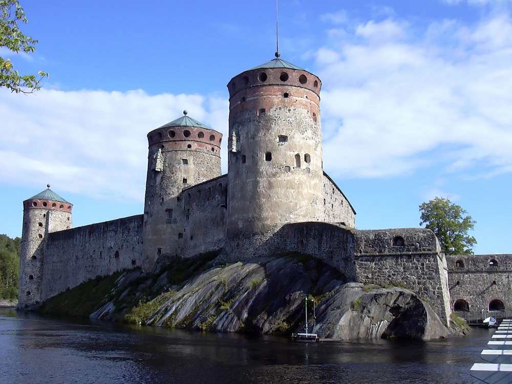 Мощная крепость в Финляндии