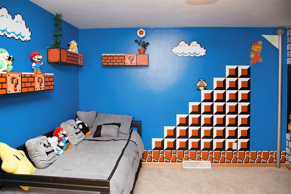 Комната в стиле Марио