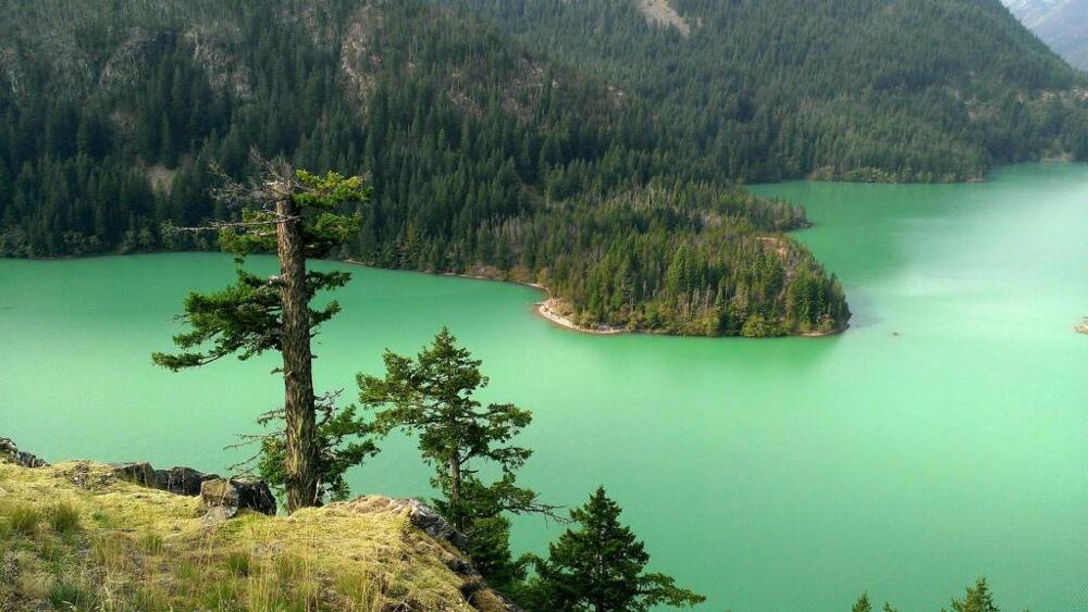 Озеро Дьявола (Diablo Lake) , Вашингтон 