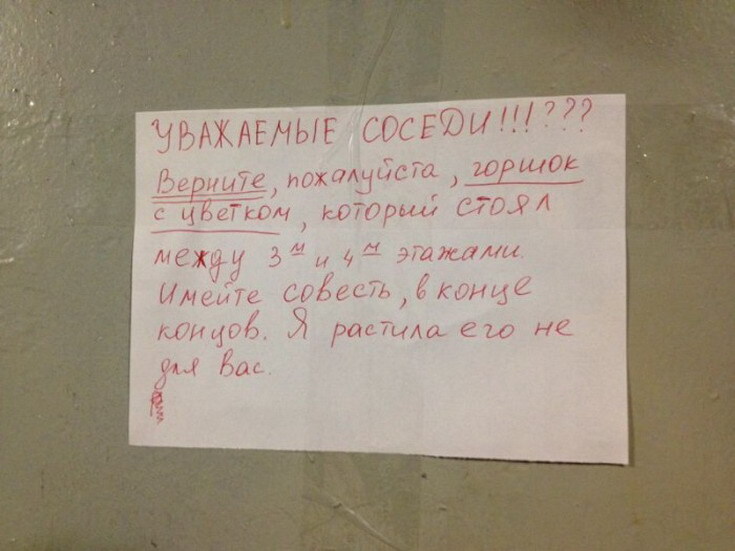 Забавные надписи и объявления 