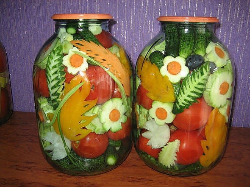 Креативный подход к закатке овощей