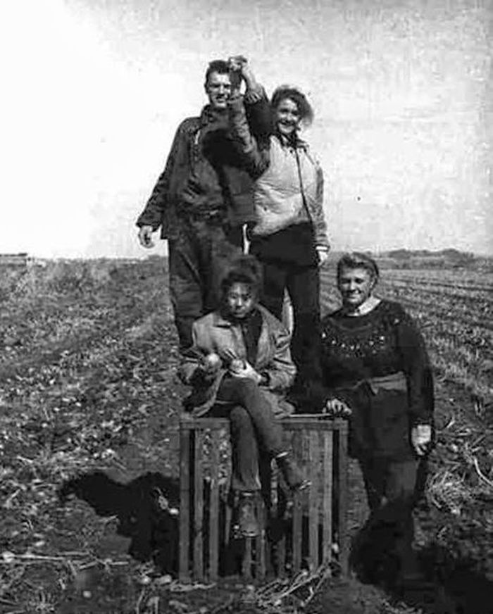 Сбор урожая в СССР