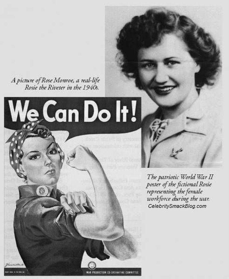Джеральдина Дойл - модель популярного плаката We Can Do It!