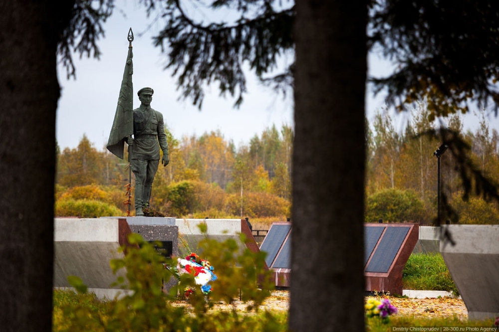 Поиски останков советских солдат в районе Мясного Бора  