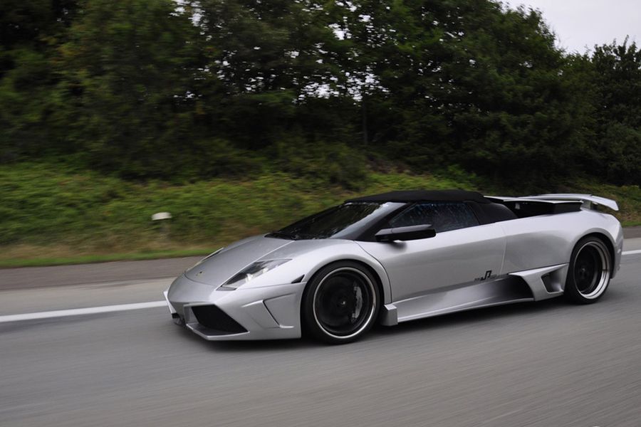 В Германии сгорел Lamborghini Murcielago