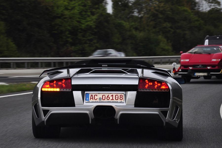 В Германии сгорел Lamborghini Murcielago