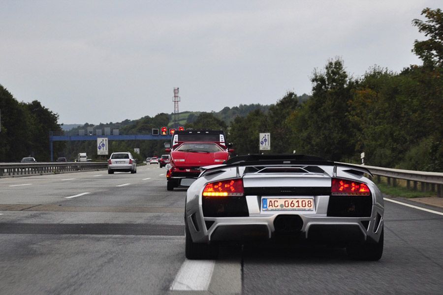 В Германии сгорел Lamborghini Murcielago