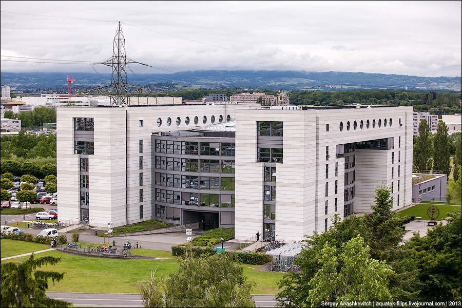 Офис ATLAS в европейском центре ядерных исследований.