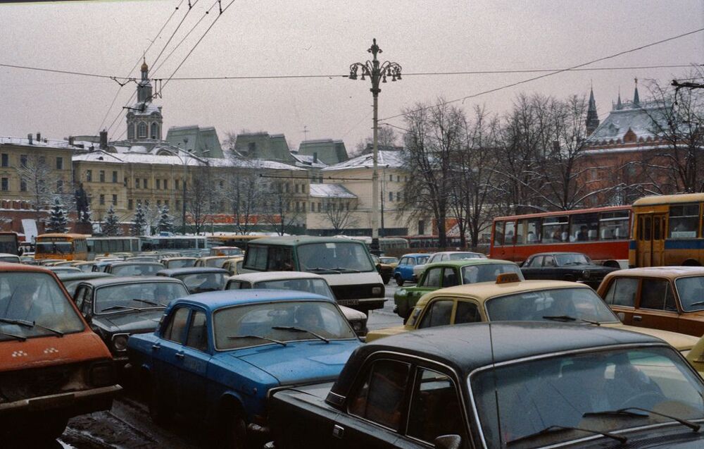 Автотранспортная Москва в марте 1984 года