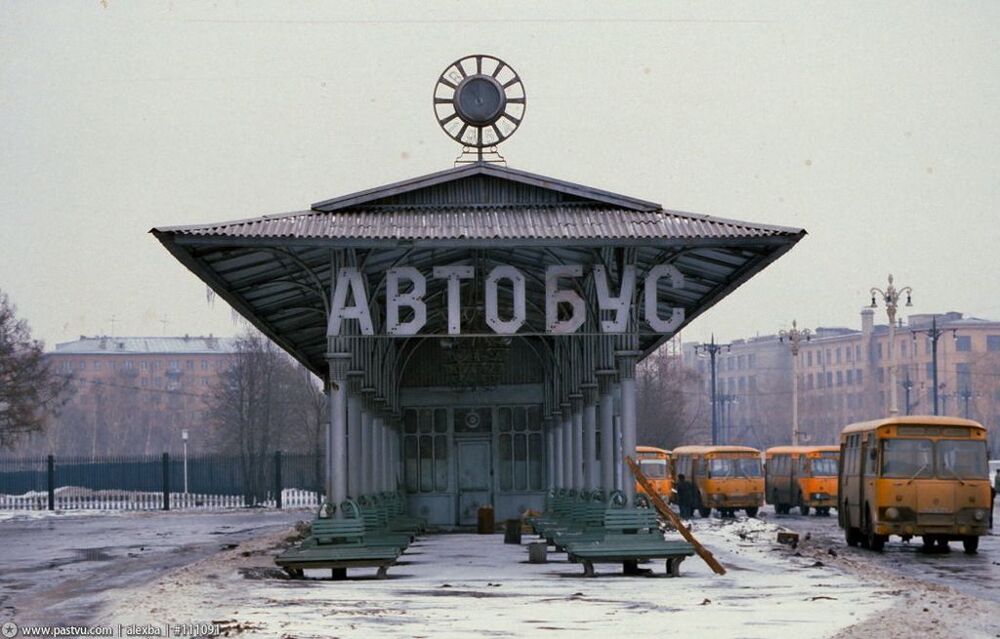 Автотранспортная Москва в марте 1984 года