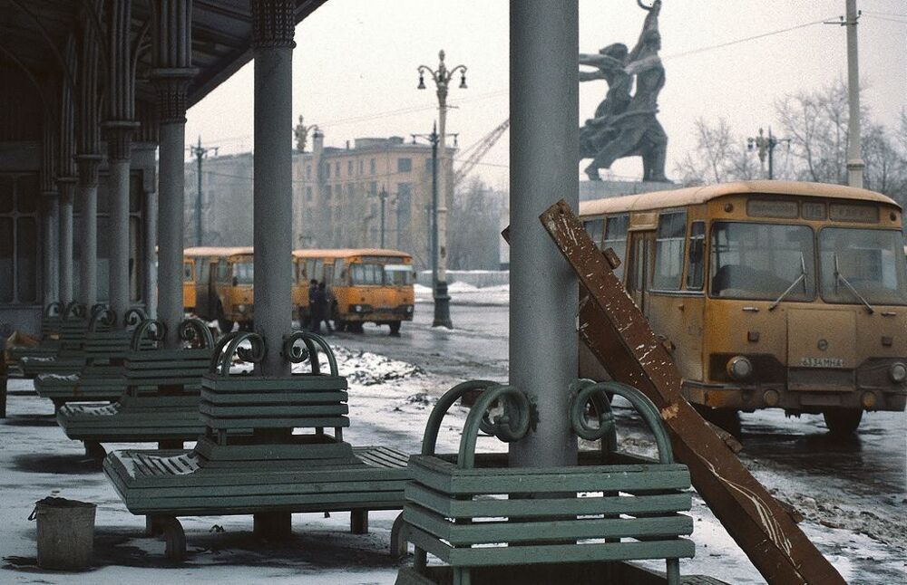 Автотранспортная Москва в марте 1984 года