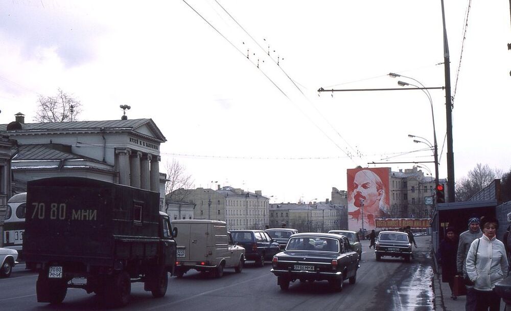 Автотранспортная Москва в марте 1984 года
