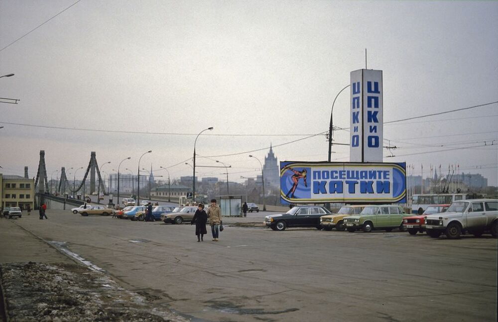 Автотранспортная Москва в марте 1984 года