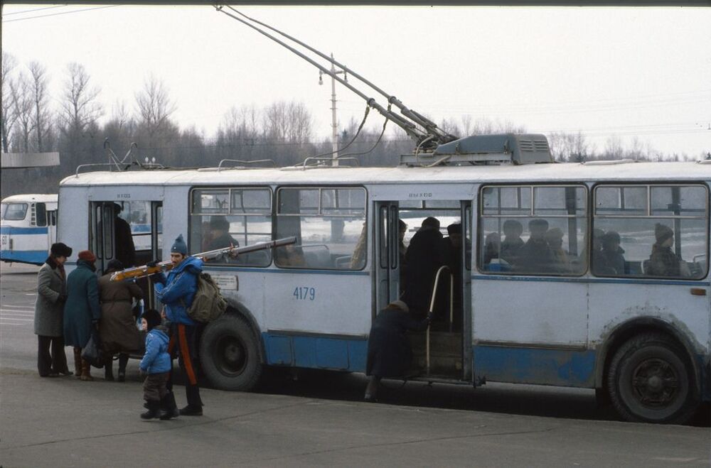 Автотранспортная Москва в марте 1984 года