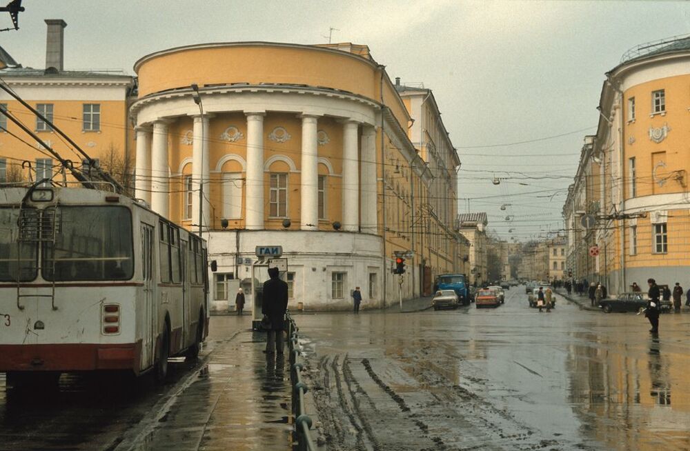 Автотранспортная Москва в марте 1984 года
