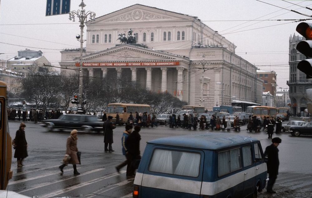 Автотранспортная Москва в марте 1984 года