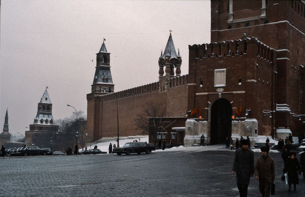 Автотранспортная Москва в марте 1984 года