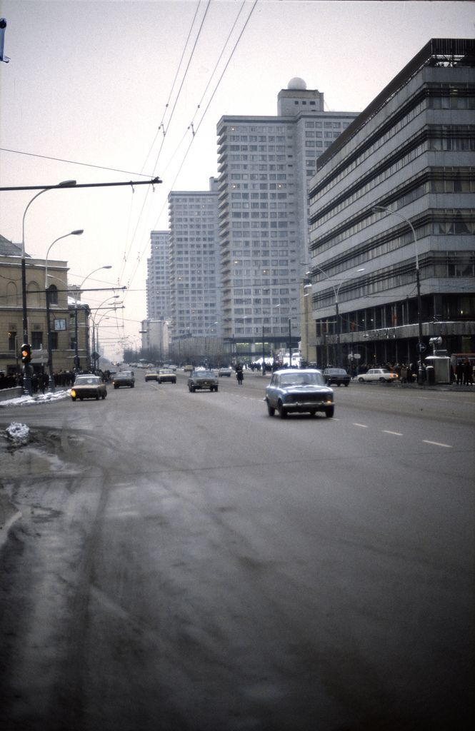 Автотранспортная Москва в марте 1984 года